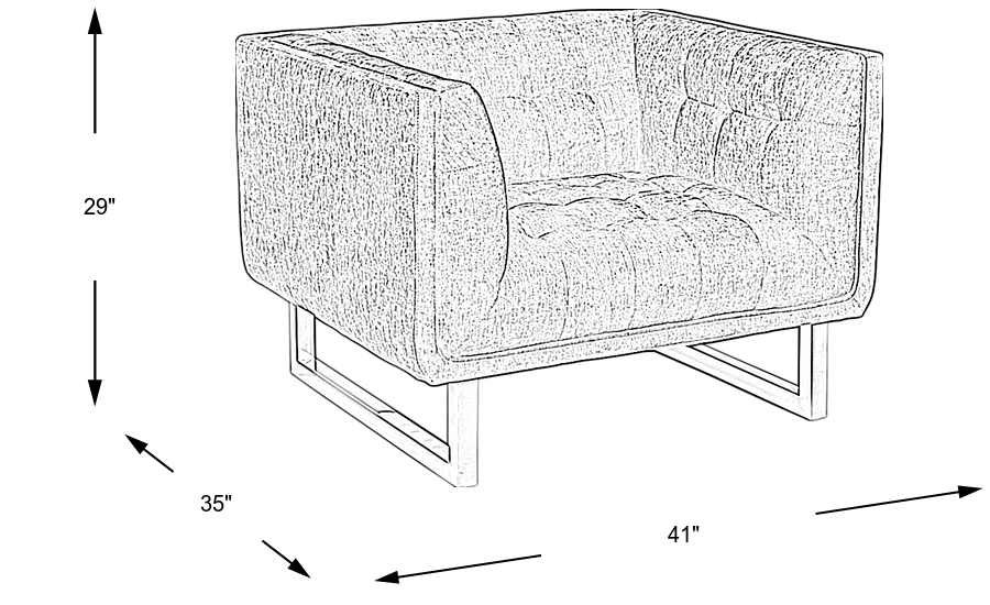 Dimension Image. Please refer to the Dimension Tab on this page for dimension details.