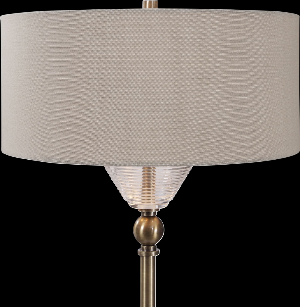 Highland Holly Brass Floor Lamp - Thumbnail - Image 3