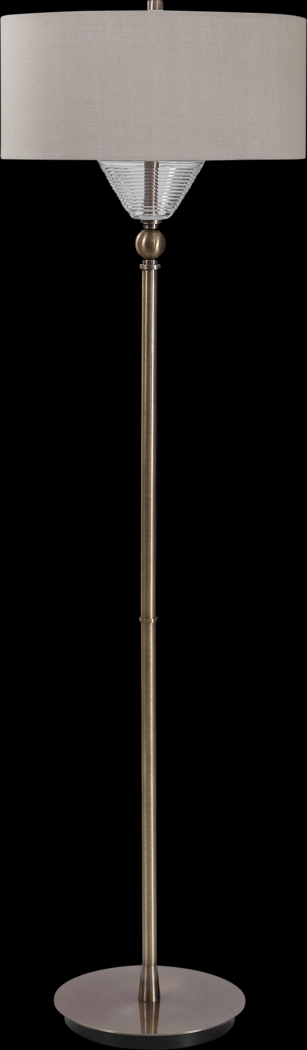 Highland Holly Brass Floor Lamp - Thumbnail - Image 1
