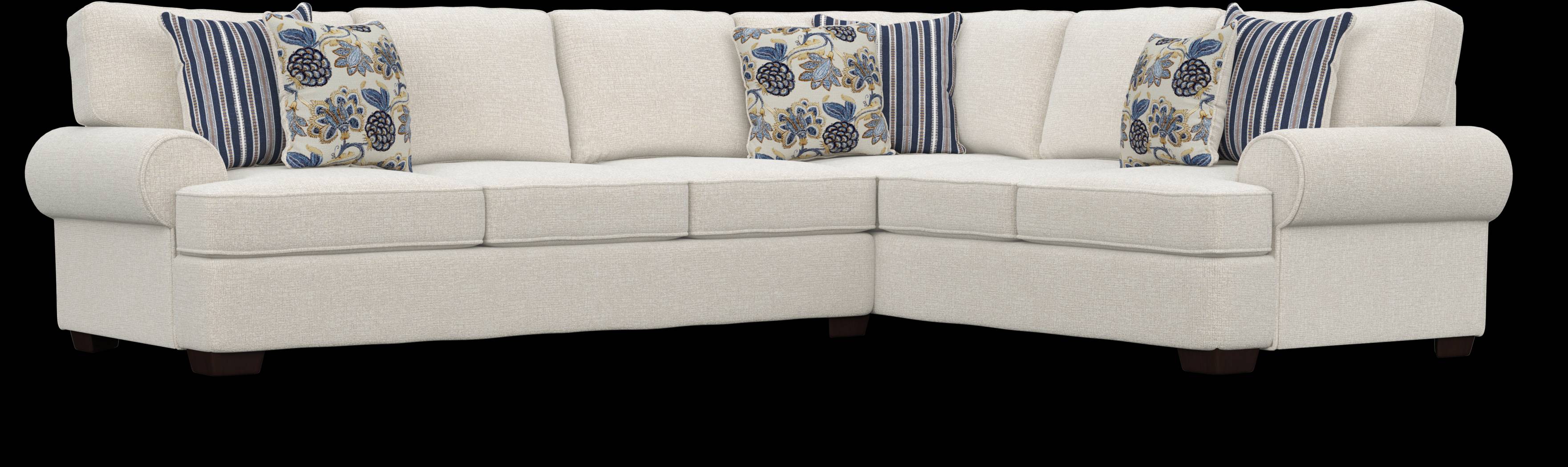 Highland Lakes Beige 5 Pc Sectional Living Room - Thumbnail - Image 2