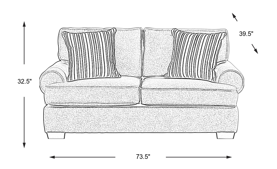 Dimension Image. Please refer to the Dimension Tab on this page for dimension details.
