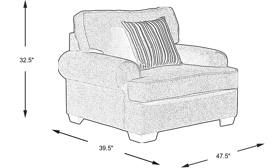 Dimension Image. Please refer to the Dimension Tab on this page for dimension details.