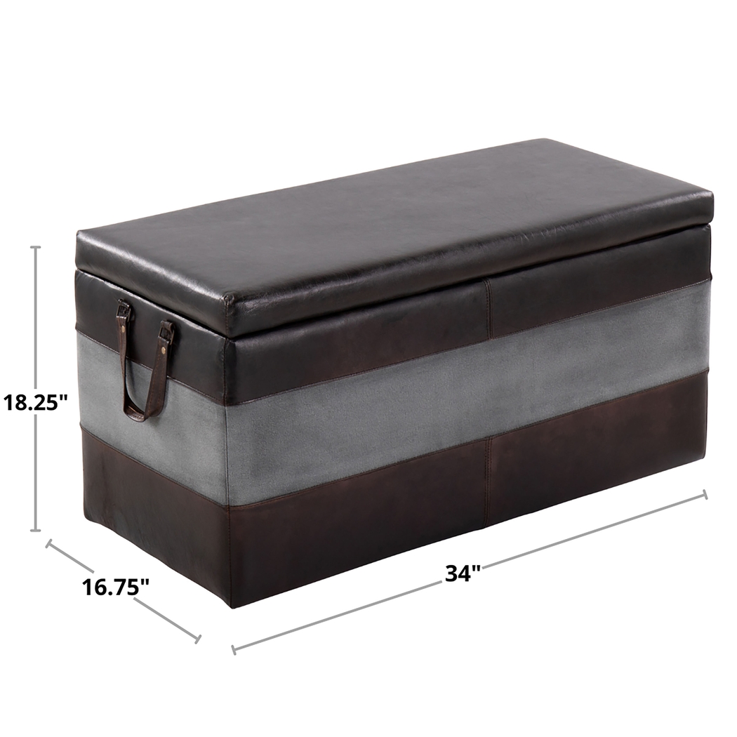 Highlandia Black Storage Bench - Thumbnail - Image 12