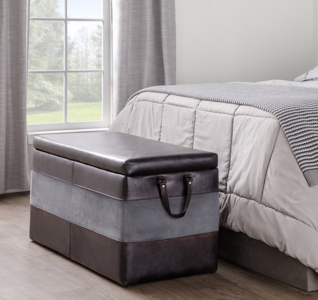 Highlandia Black Storage Bench - Thumbnail - Image 4