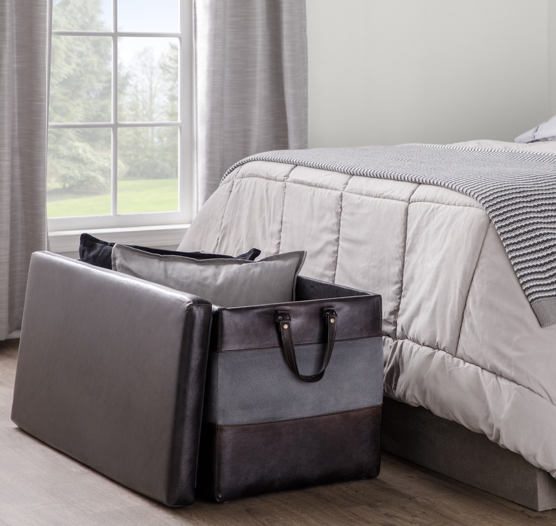 Highlandia Black Storage Bench - Thumbnail - Image 5