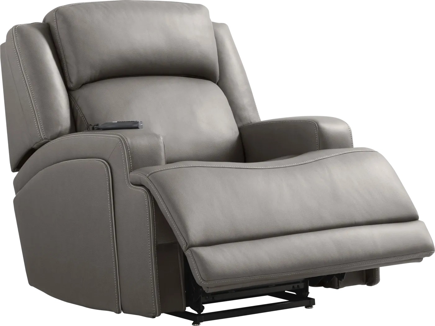 Lift Off by Shaquille O'Neal Home Charcoal Dual Power Lift Recliner - Thumbnail - Image 2