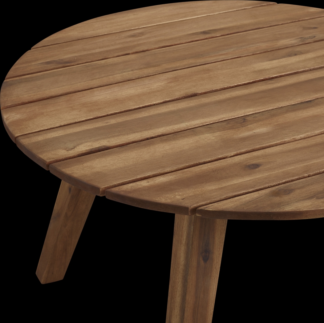 Highsmith Brown Outdoor Cocktail Table - Thumbnail - Image 4