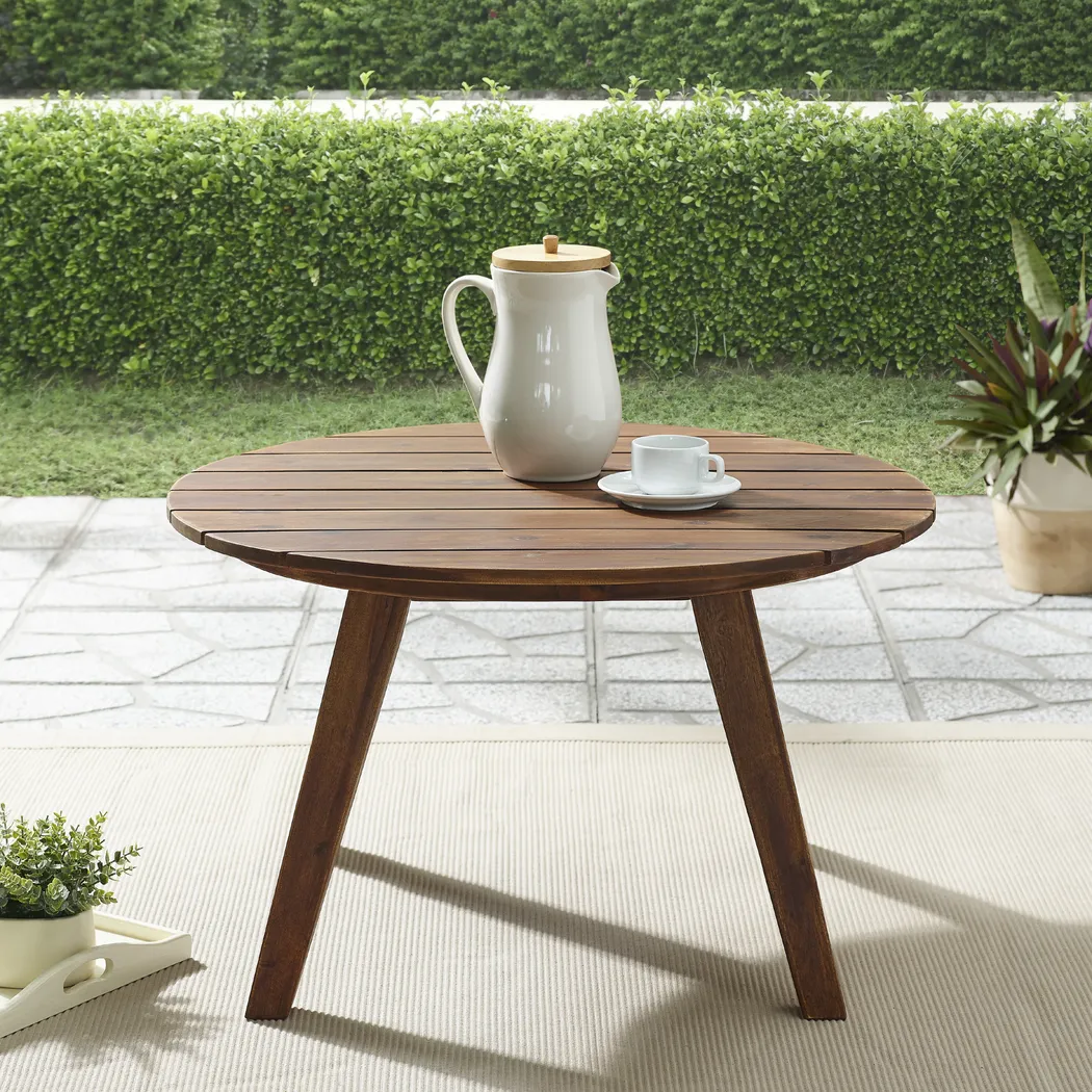 Highsmith Dark Brown Outdoor Cocktail Table - Thumbnail - Image 5