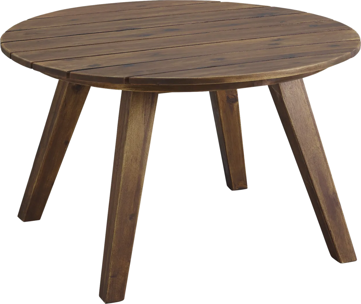 Highsmith Dark Brown Outdoor Cocktail Table - Thumbnail - Image 1