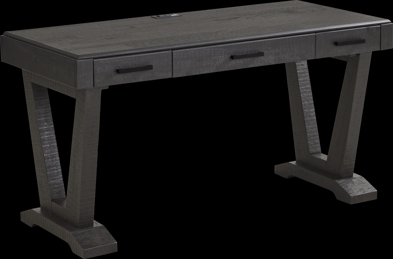Hill Creek Black Desk - Thumbnail - Image 1