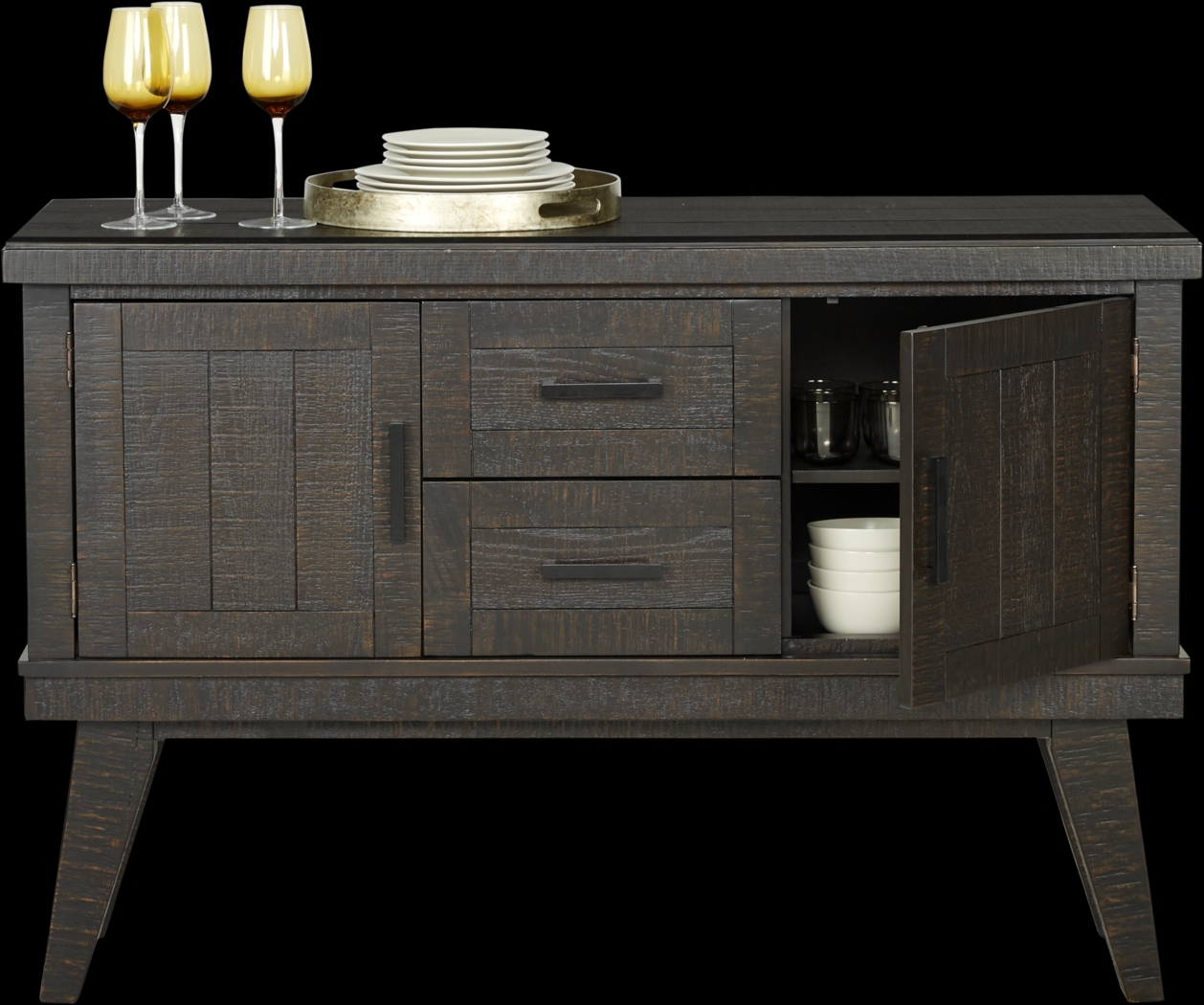 Hill Creek Black Sideboard - Thumbnail - Image 2