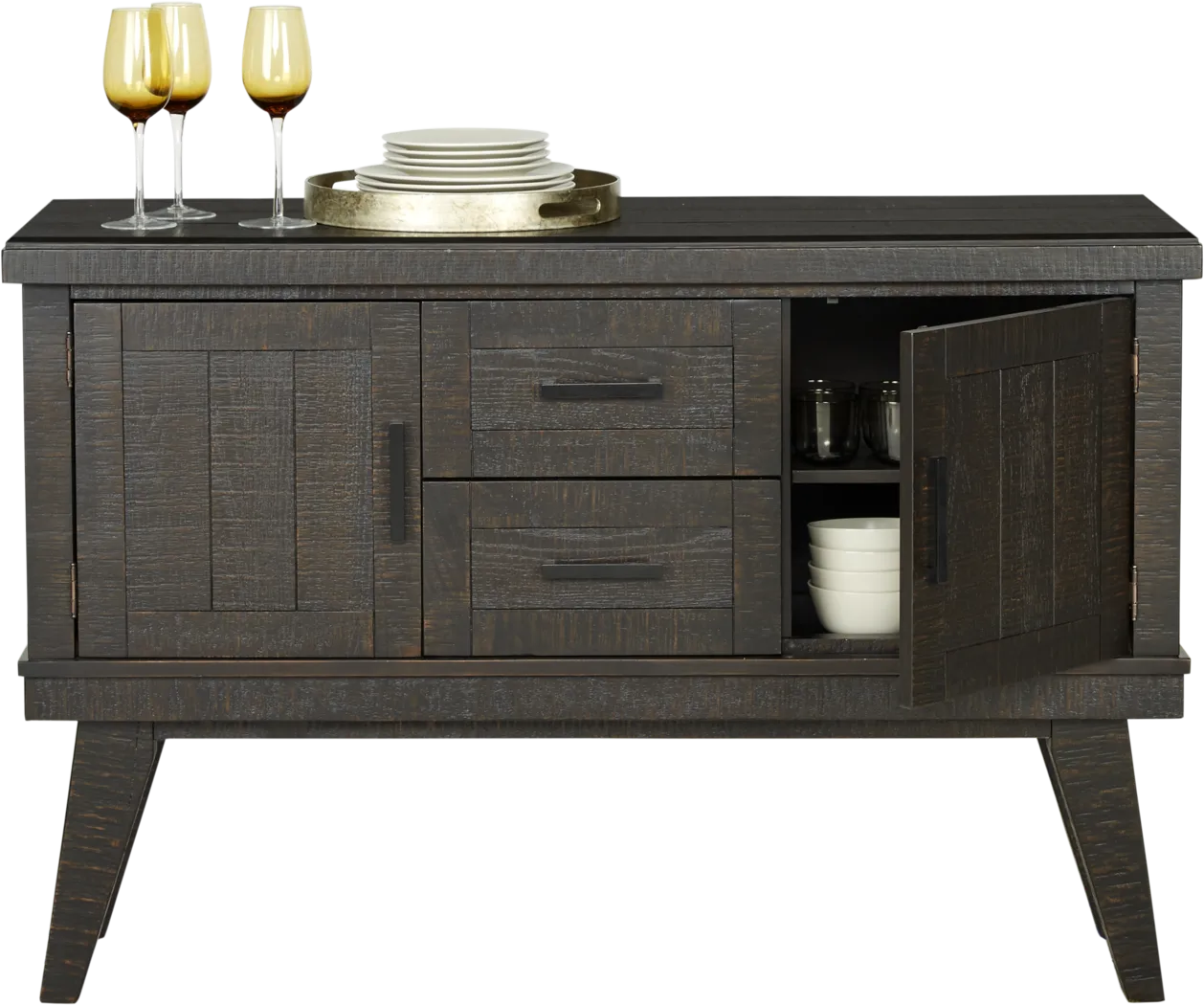 Hill Creek Black Sideboard - Image 3
