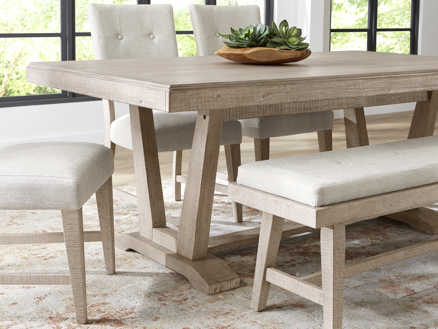 Hill Creek Natural 5 Pc Dining Room - Thumbnail - Image 5
