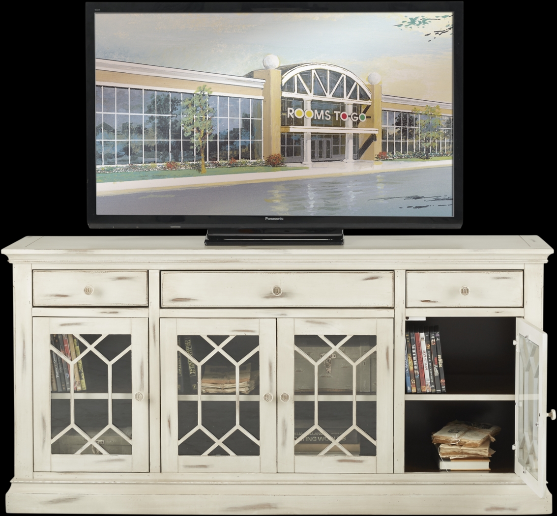 Hill Town White 65 in. Console - Thumbnail - Image 2