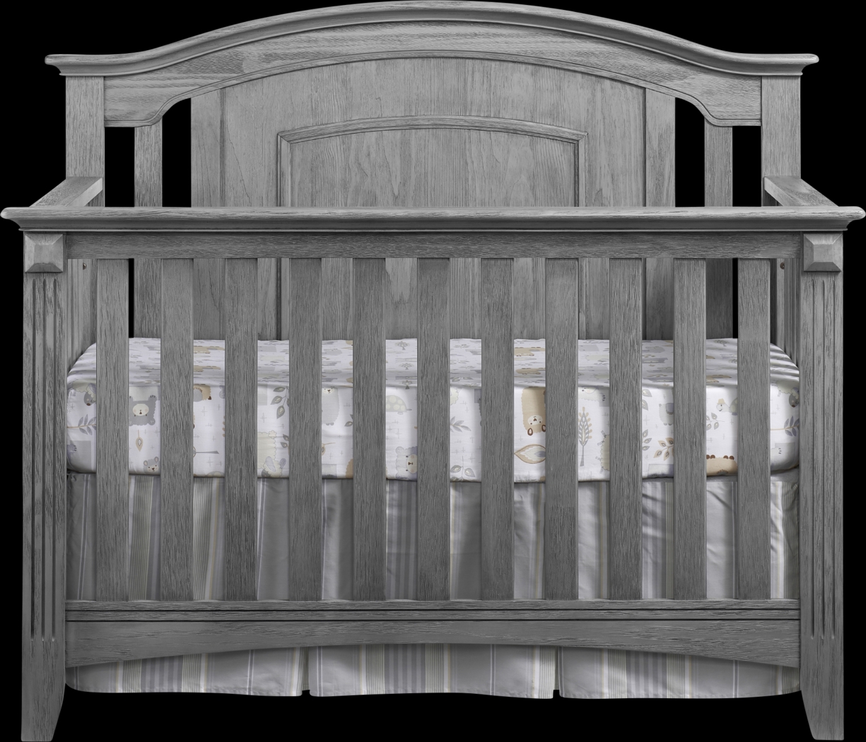Hillford Gray Convertible Crib - Thumbnail - Image 2
