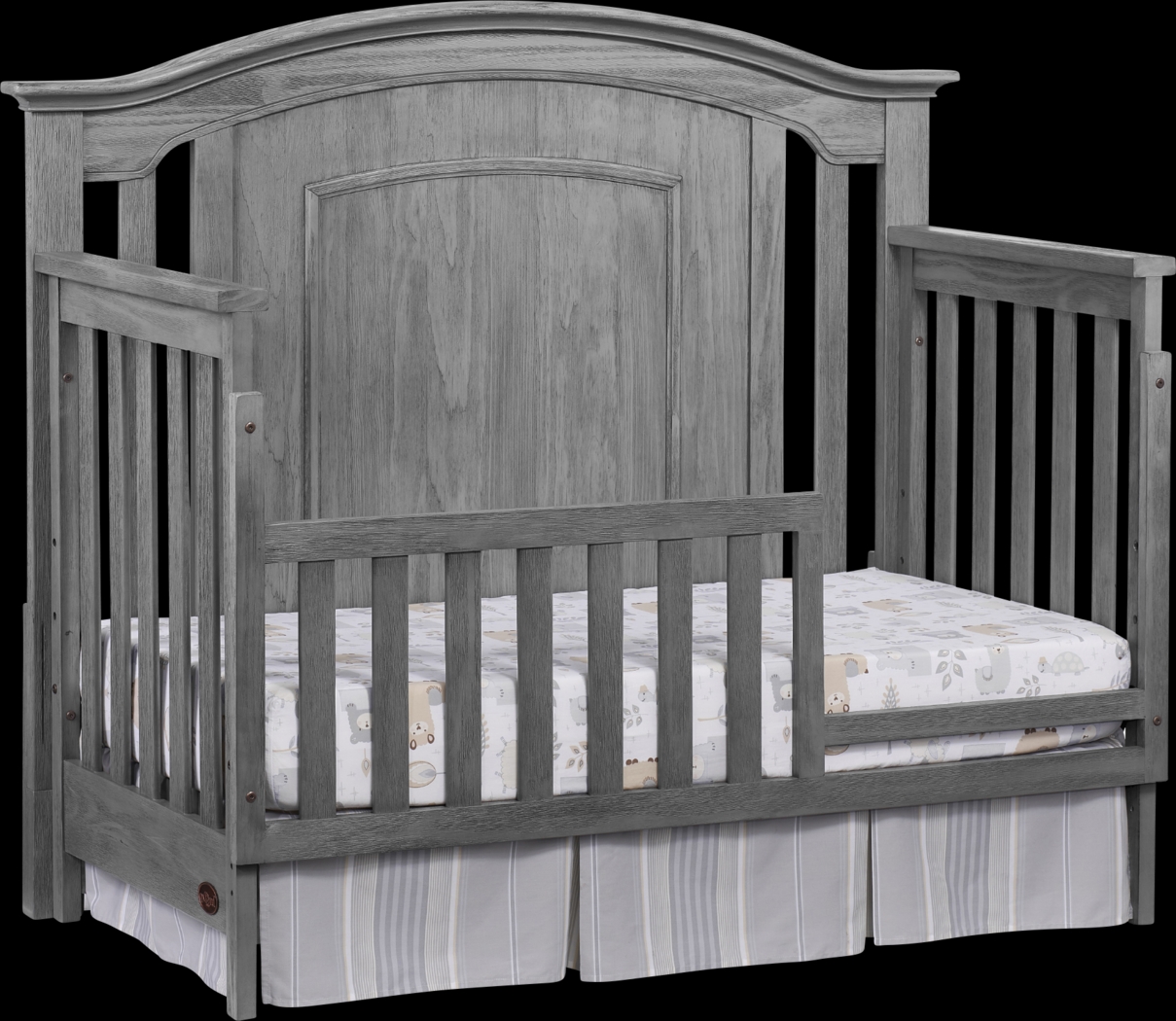 Hillford Gray Convertible Crib - Thumbnail - Image 3