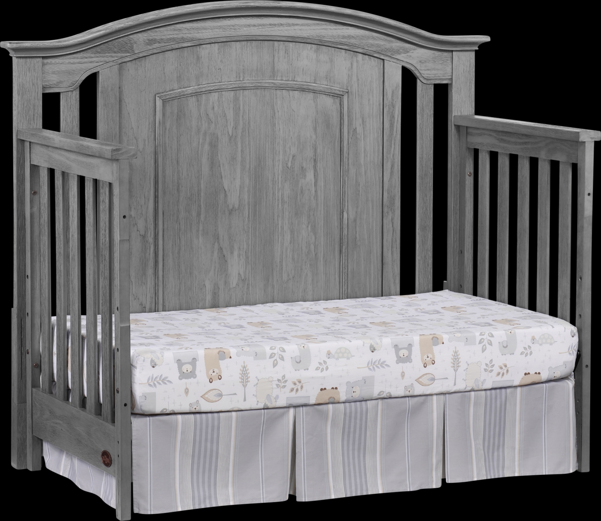 Hillford Gray Convertible Crib - Thumbnail - Image 4