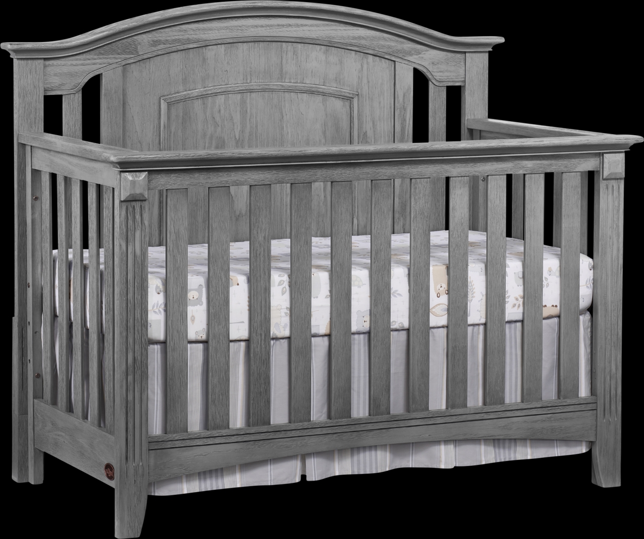 Hillford Gray Convertible Crib - Thumbnail - Image 1