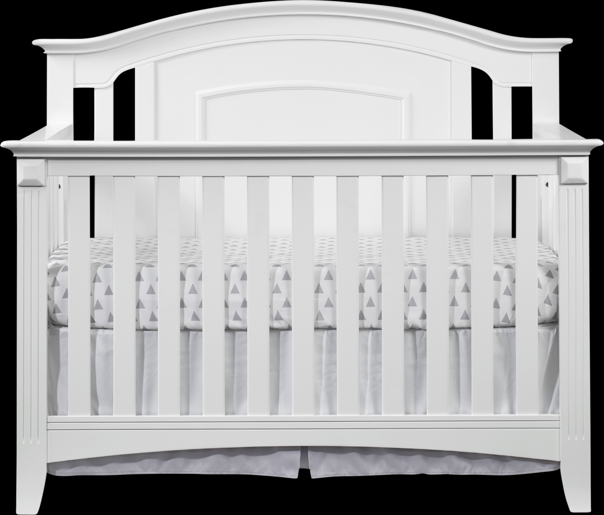 Hillford White Convertible Crib - Thumbnail - Image 2