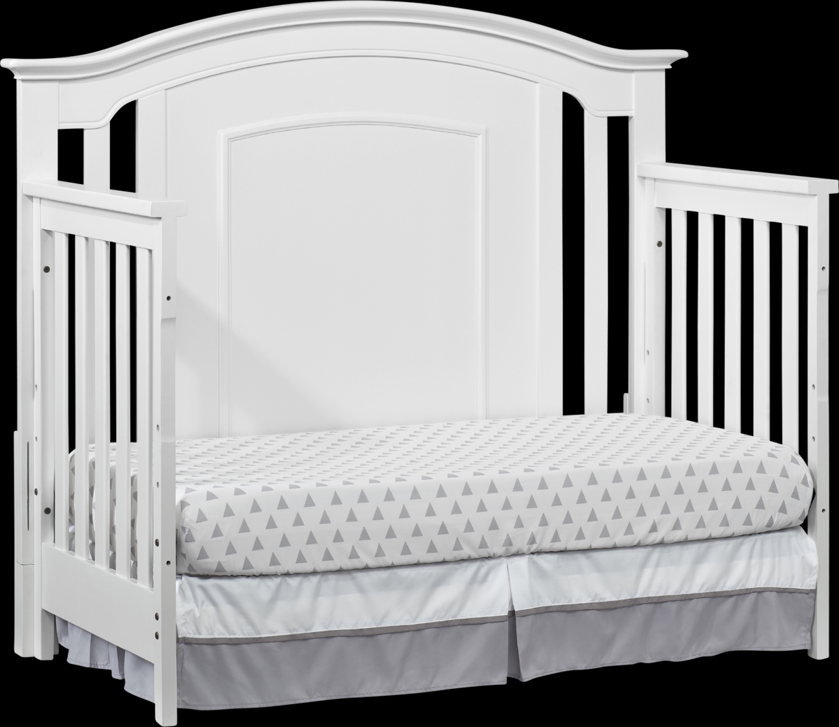 Hillford White Convertible Crib - Thumbnail - Image 3