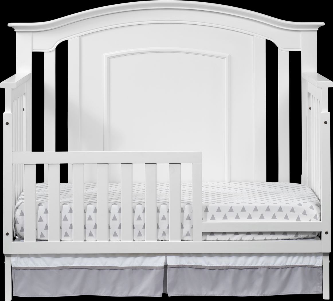 Hillford White Convertible Crib - Thumbnail - Image 4