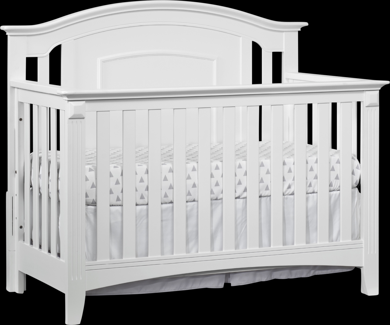 Hillford White Convertible Crib - Thumbnail - Image 1