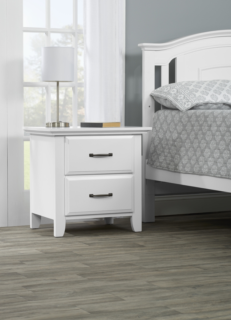 Hillford White Nightstand - Thumbnail - Image 3