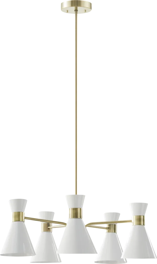Hillger Street White Chandelier - Thumbnail - Image 4