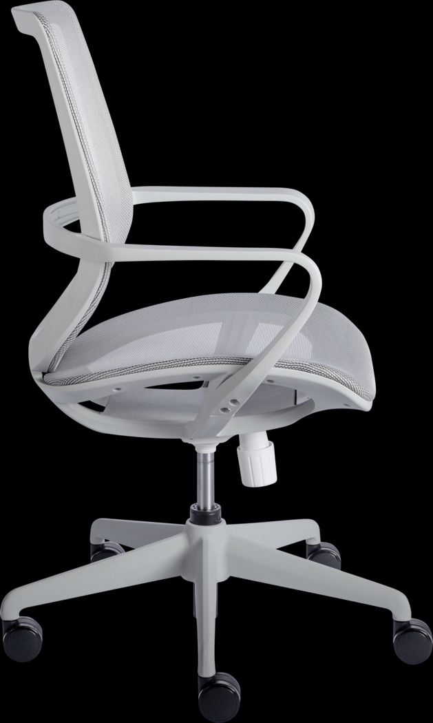 Hilliebrandt Gray Office Chair - Thumbnail - Image 4