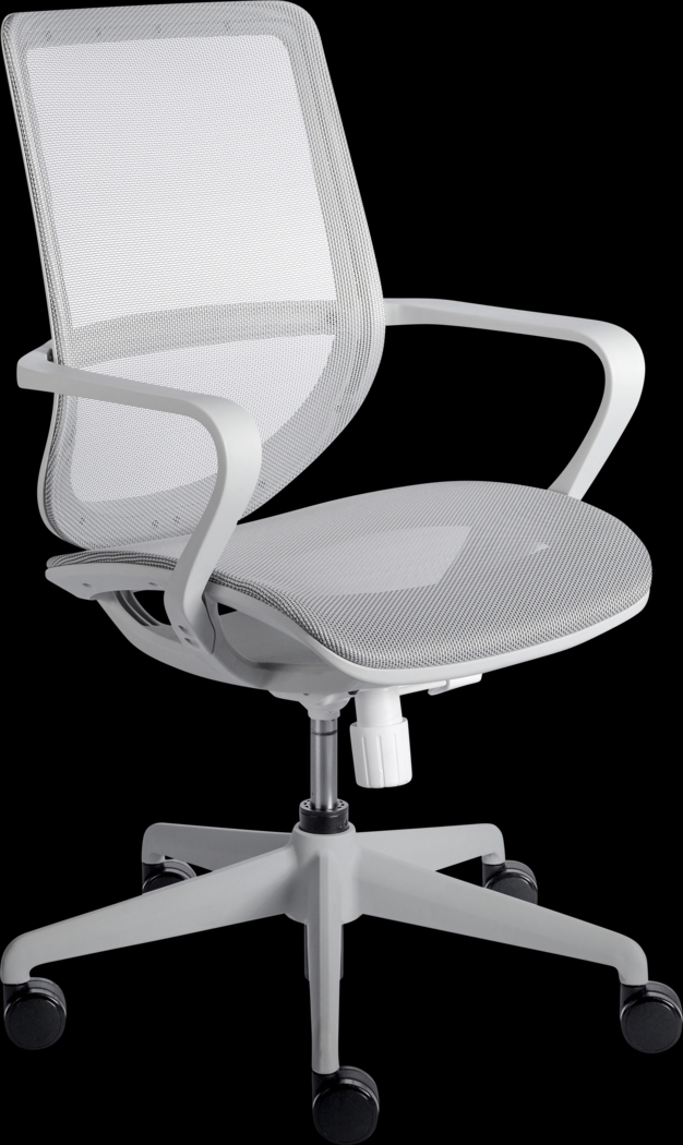 Hilliebrandt Gray Office Chair - Thumbnail - Image 1