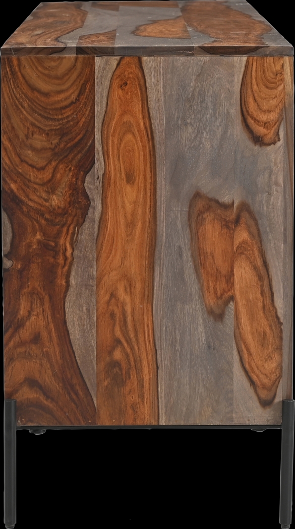 Hillindale Brown 3 Door Credenza - Thumbnail - Image 4