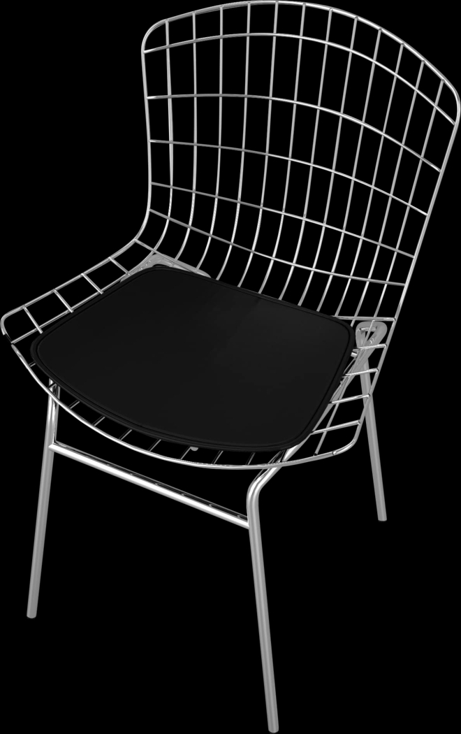 Hillrose Black Side Chair, Set of 2 - Thumbnail - Image 2