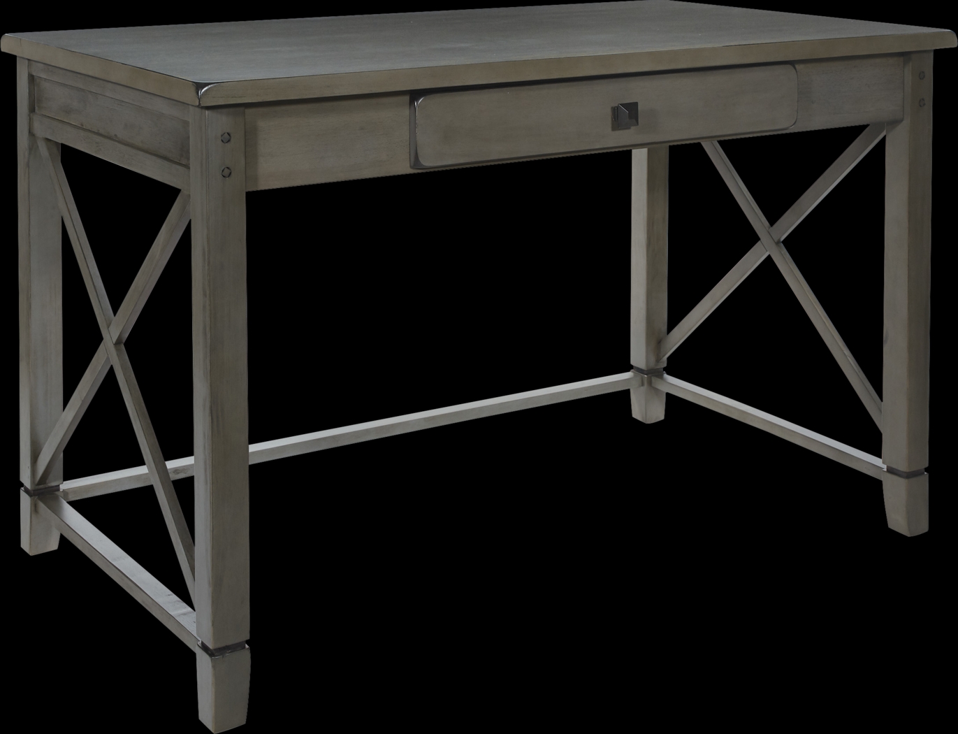 Hillsbare Gray Desk - Thumbnail - Image 1