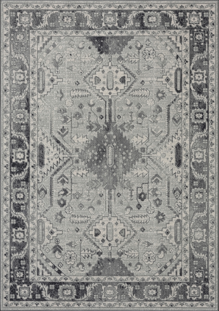 Hillsedge Gray 5' x 7' Rug - Thumbnail - Image 1
