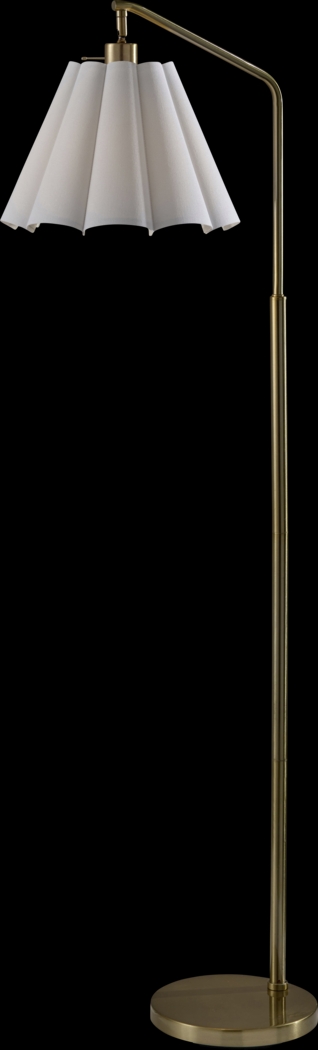 Hillview Lake Brass Floor Lamp - Thumbnail - Image 1