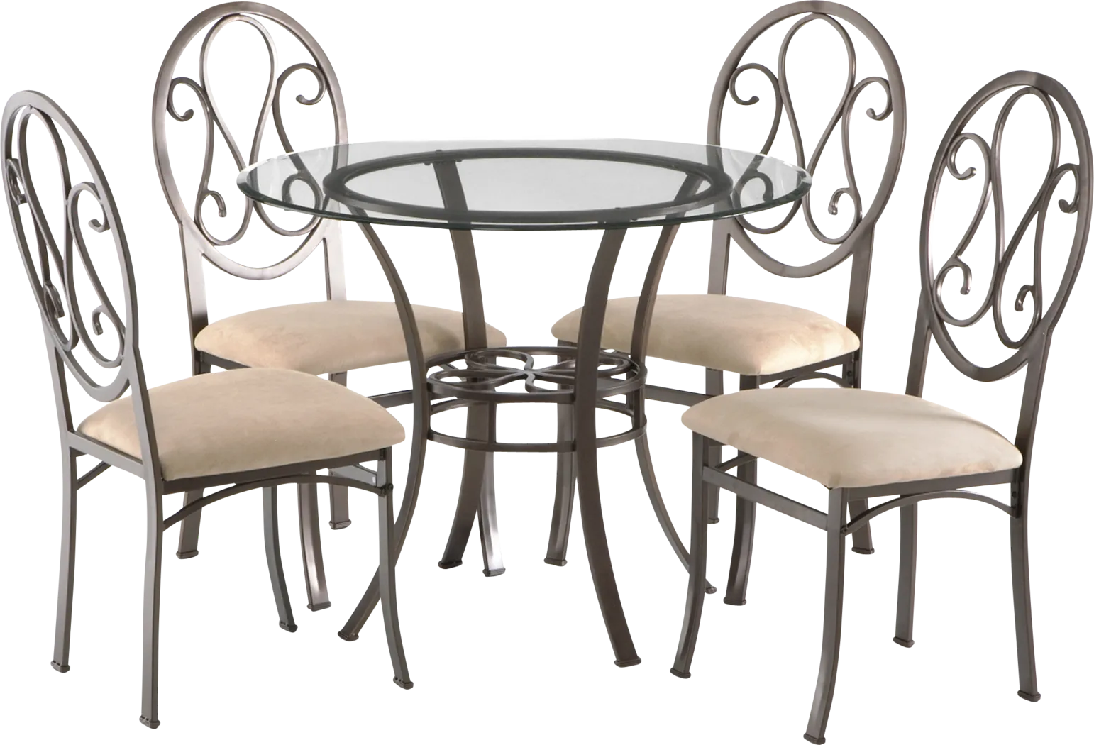 Hilmer Brown Side Chairs, Set of 4 - Thumbnail - Image 9