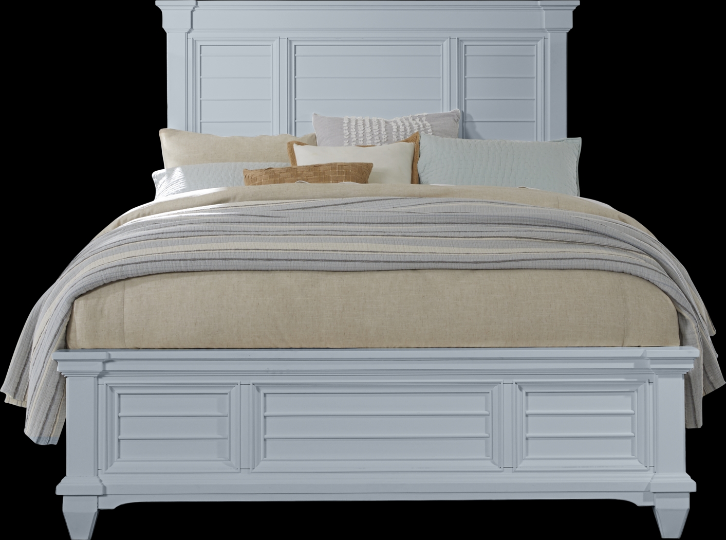 Hilton Head Blue 5 Pc Queen Panel Bedroom - Thumbnail - Image 2