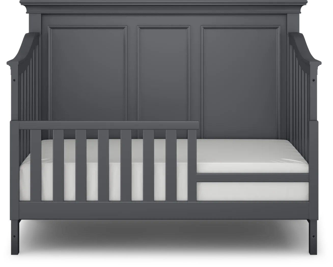 Hilton Head Graphite Crib with Toddler and Full Conversion Rails - Image 5