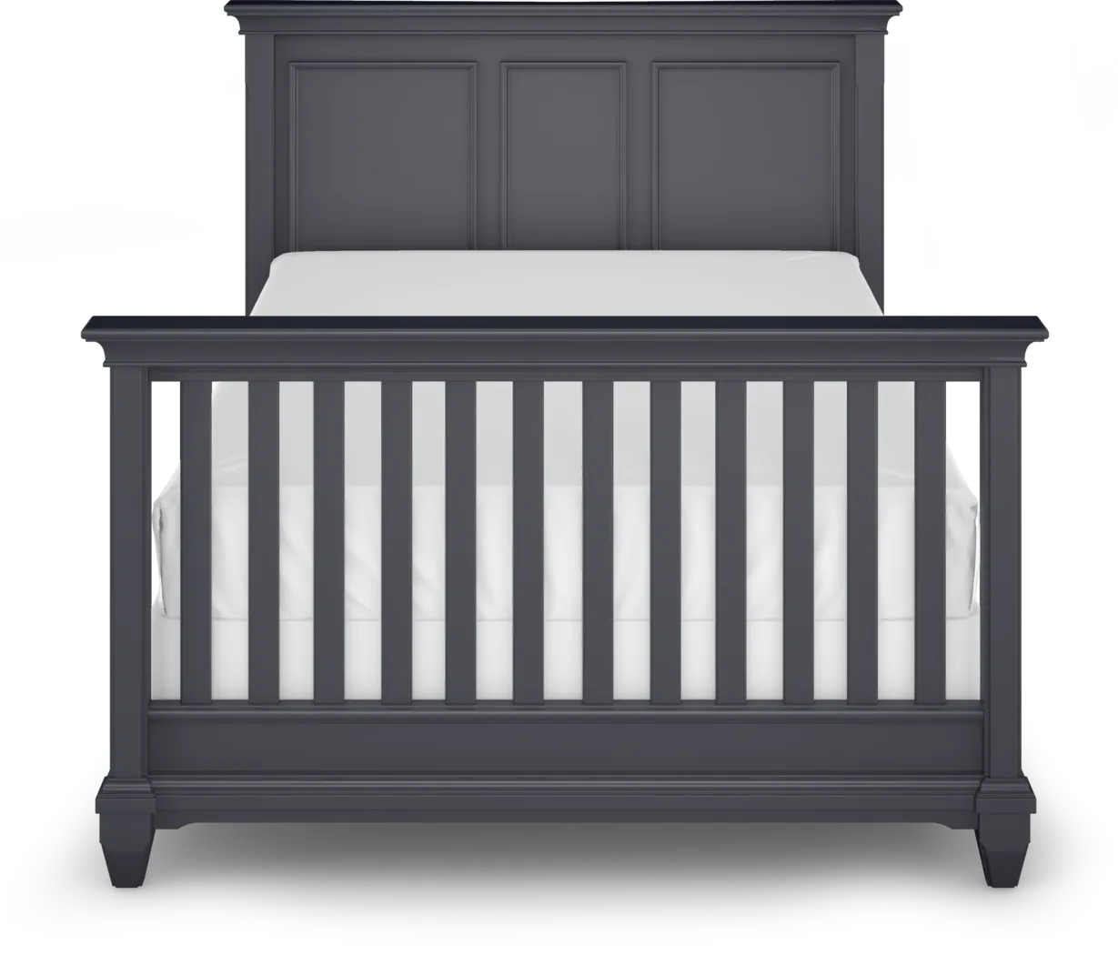 Hilton Head Graphite Crib with Toddler and Full Conversion Rails - Image 6