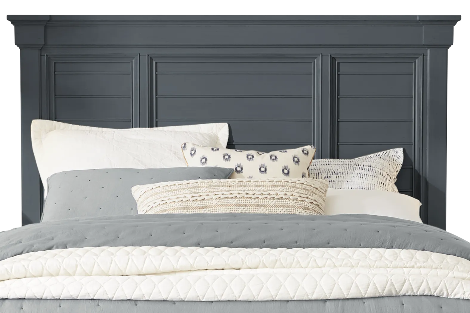 Hilton Head Graphite 3 Pc King Panel Bed - Thumbnail - Image 2