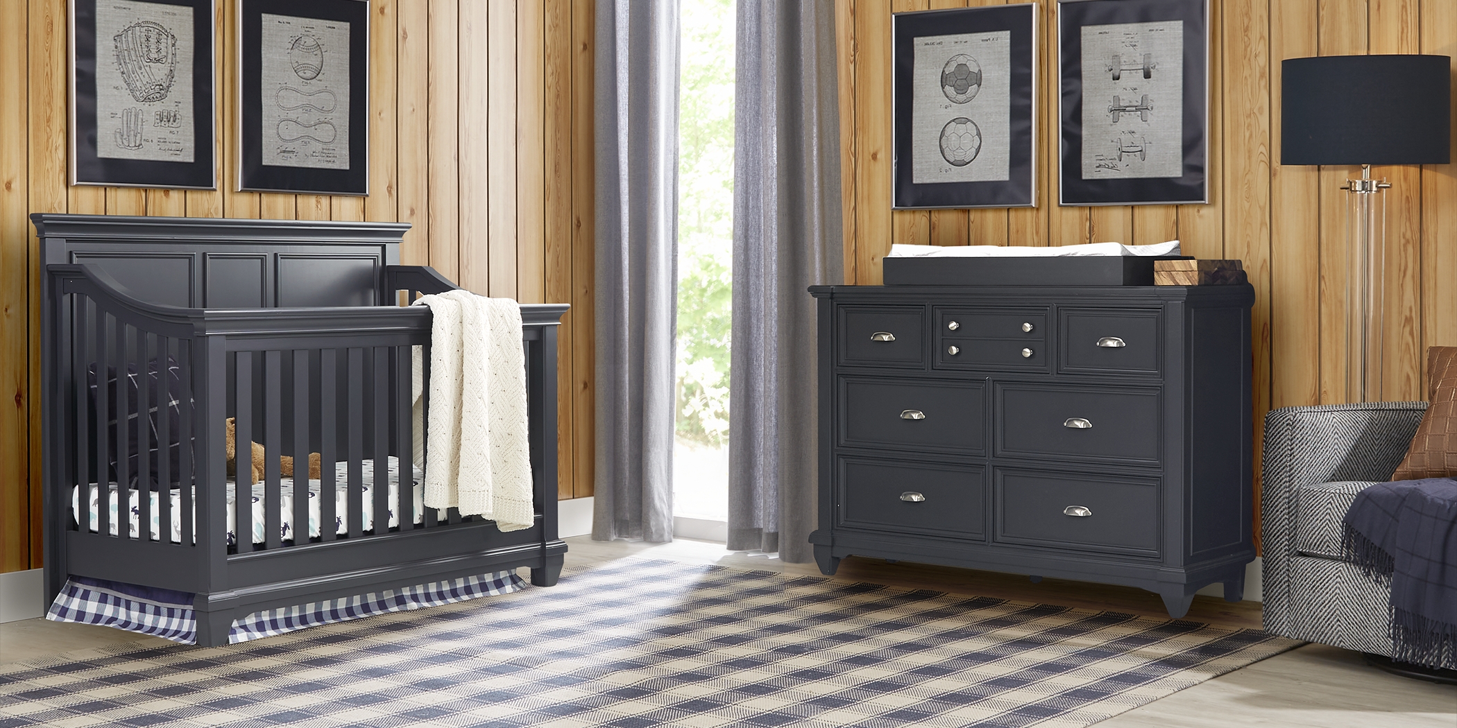 Hilton Head Graphite Dresser with Changing Topper and Pad - Thumbnail - Image 2