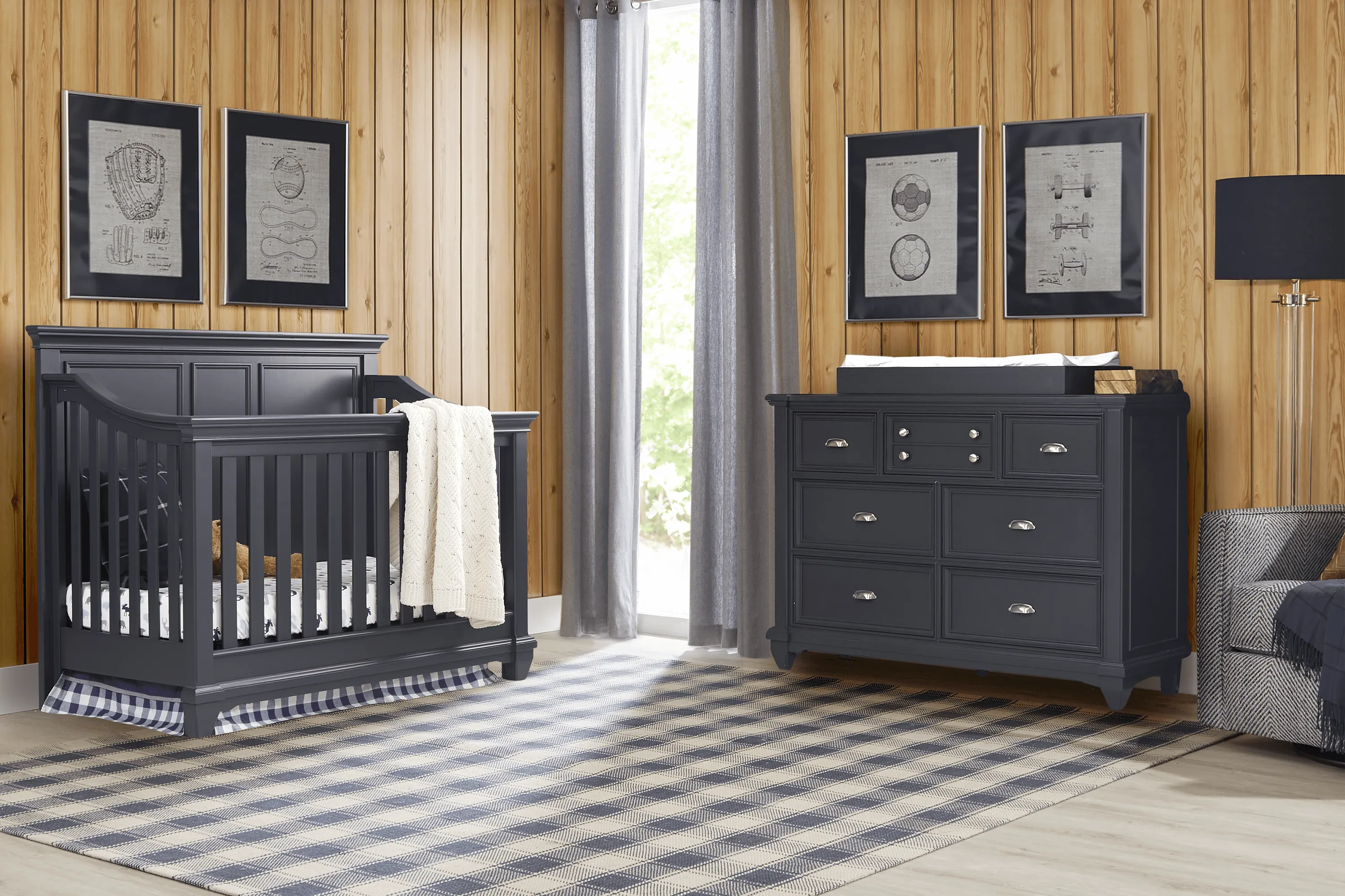 Hilton Head Graphite Dresser with Changing Topper and Pad - Thumbnail - Image 2