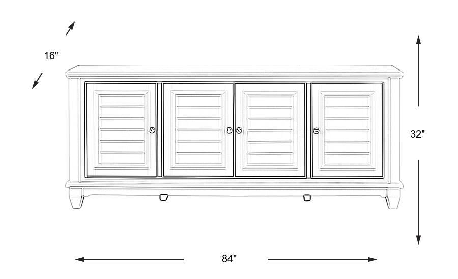 Dimension Image. Please refer to the Dimension Tab on this page for dimension details.
