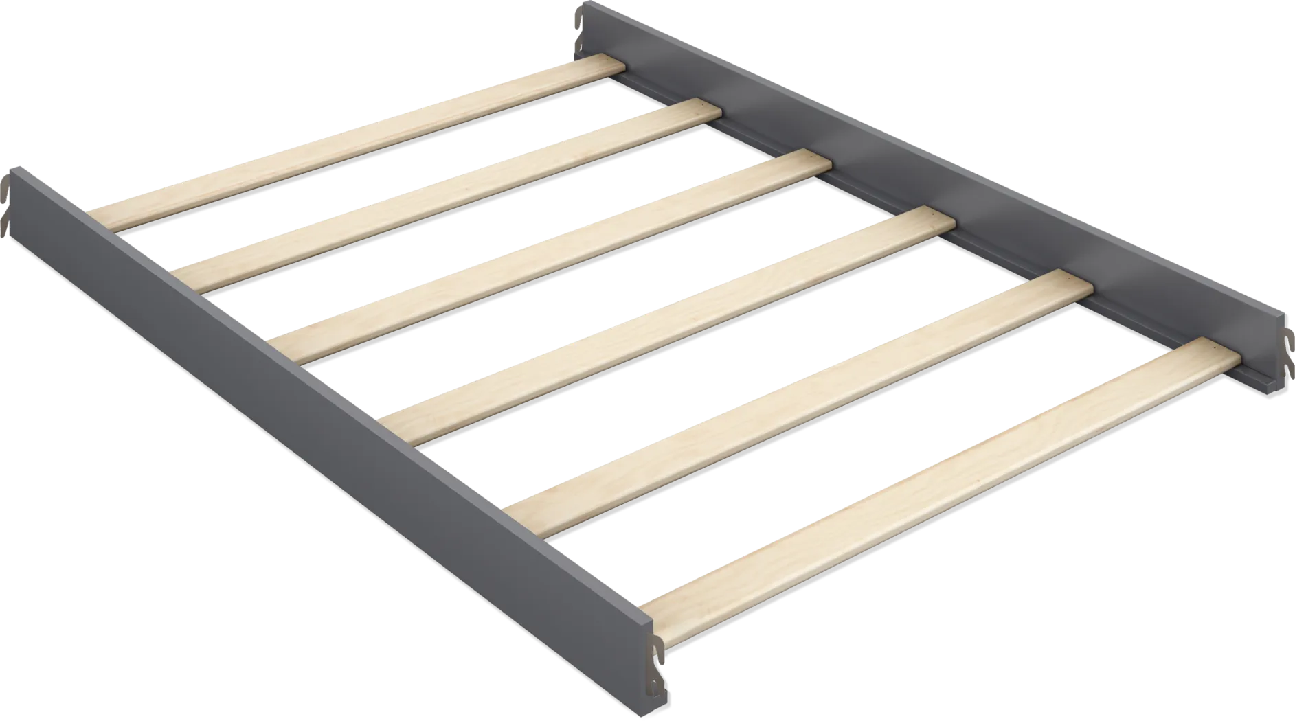 Hilton Head Graphite 6 Pc Nursery with Toddler & Conversion Rails - Thumbnail - Image 4