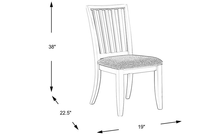 Dimension Image. Please refer to the Dimension Tab on this page for dimension details.
