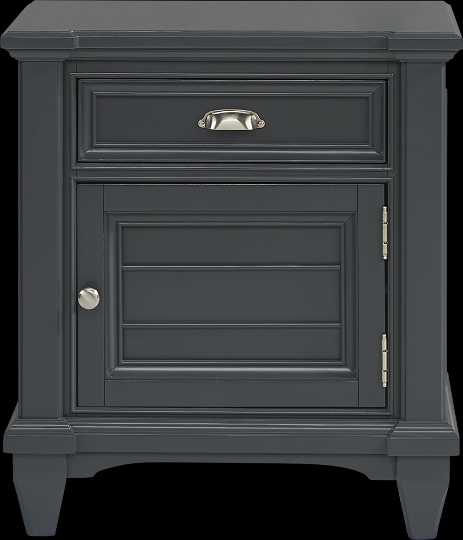 Hilton Head Graphite 7 Pc Queen Storage Bedroom - Thumbnail - Image 4