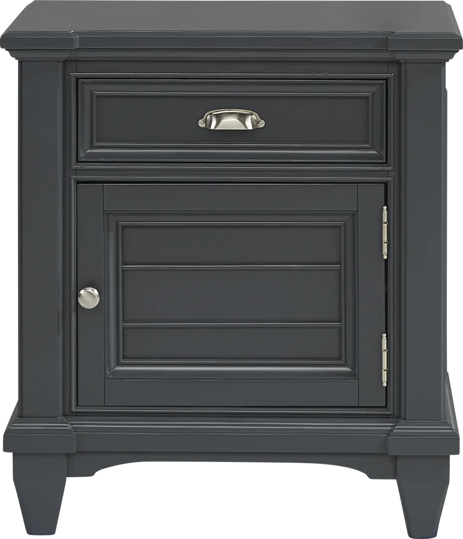 Hilton Head Graphite Door Nightstand - Thumbnail - Image 1