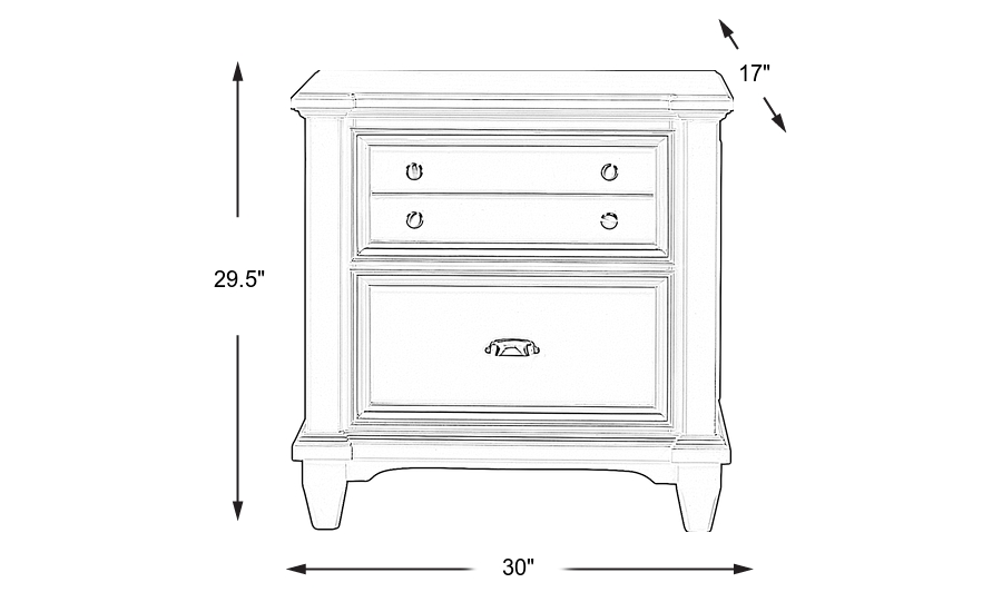 Dimension Image. Please refer to the Dimension Tab on this page for dimension details.
