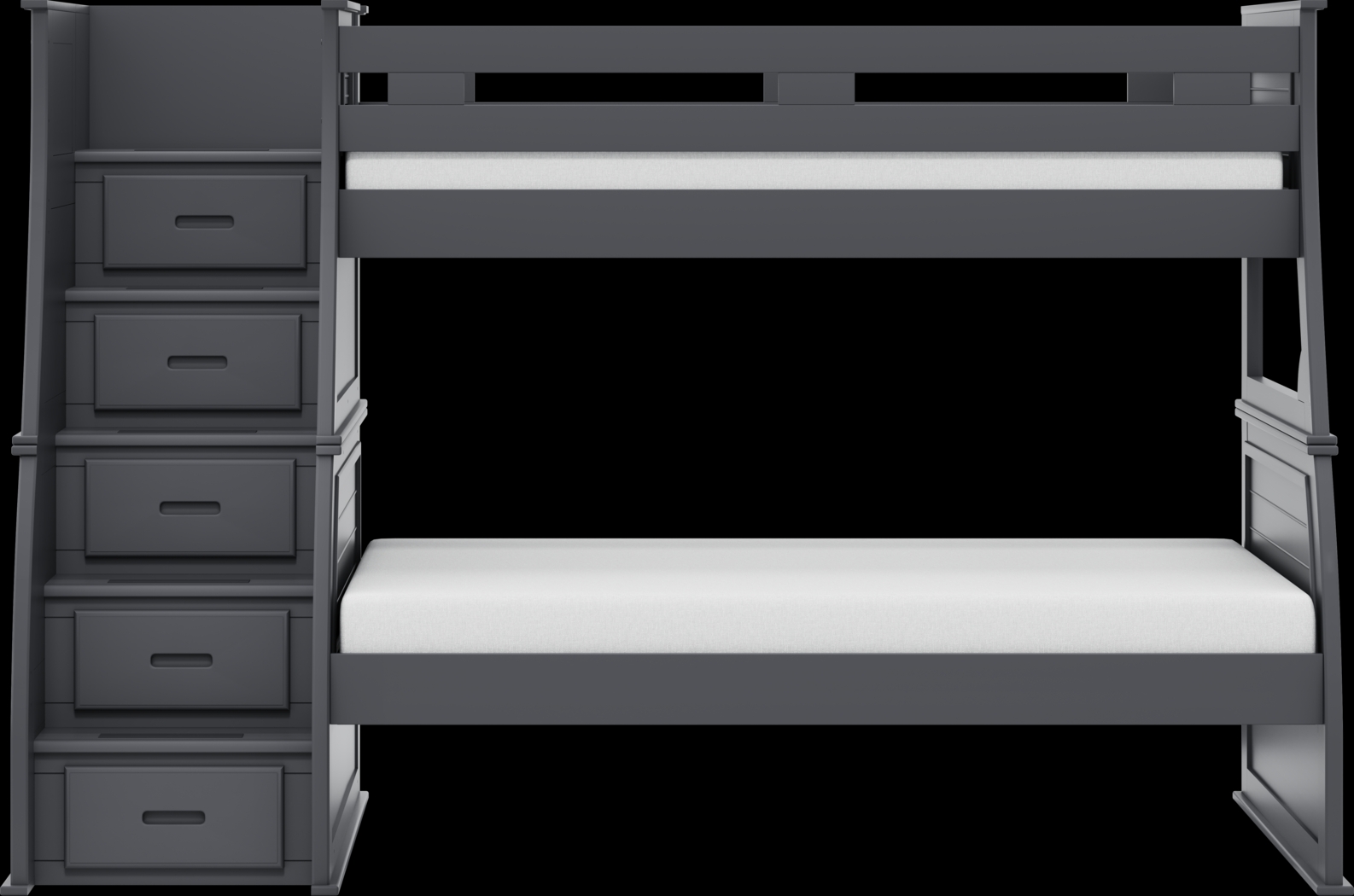 Kids Hilton Head Graphite Twin/Full Step Bunk - Thumbnail - Image 3