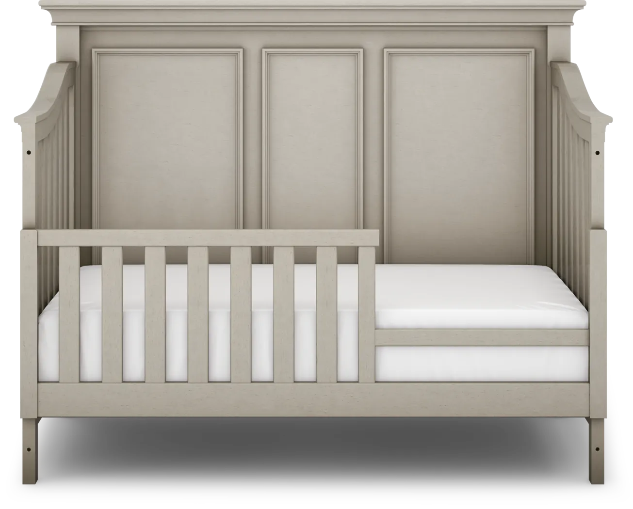 Hilton Head Gray 3 Pc Crib with Toddler and Full Conversion Rails - Image 7